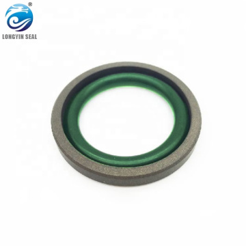 Black Glyd rings shaft seal Flame Retardancy Mobile Pneumatic PTFE Glyd Ring